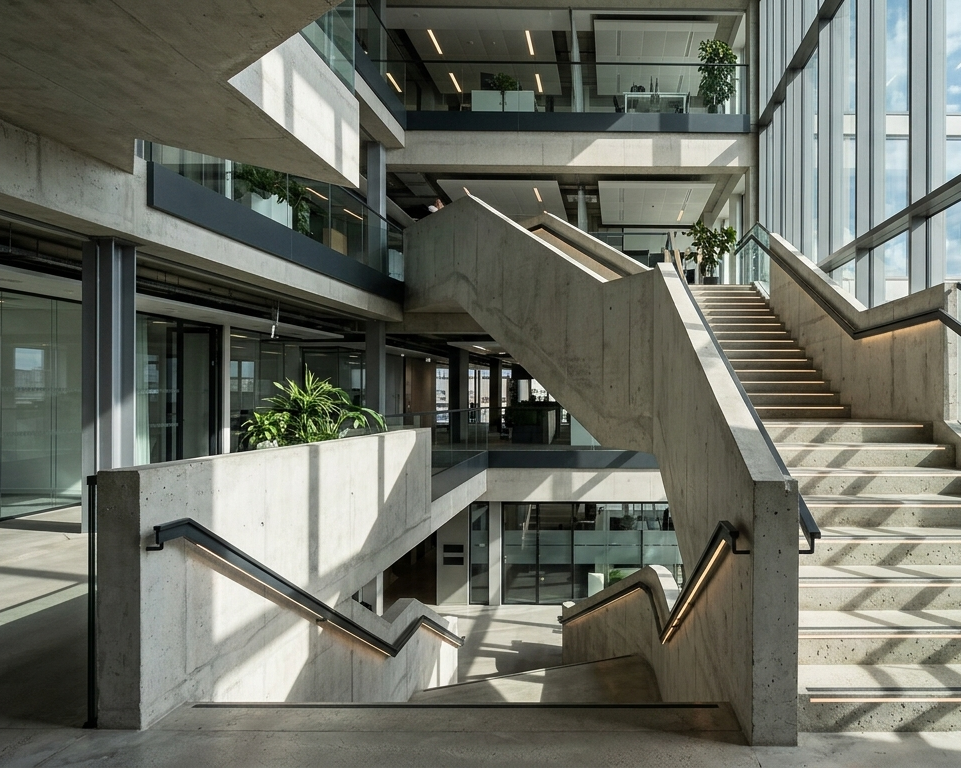 Spațiu de birou luminos cu covoras de fitness